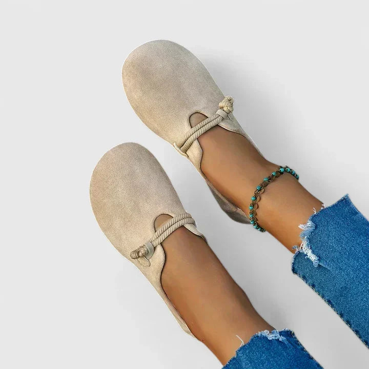 Women's Orthopedic Flat-Sole Loafers — Casual