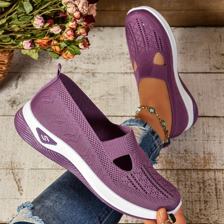 Women's Orthopedic Slip-On Soft-Sole Loafers — Walking