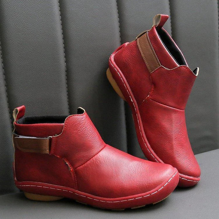 Women's Orthopedic Flat-Sole Ankle Boots — Winter