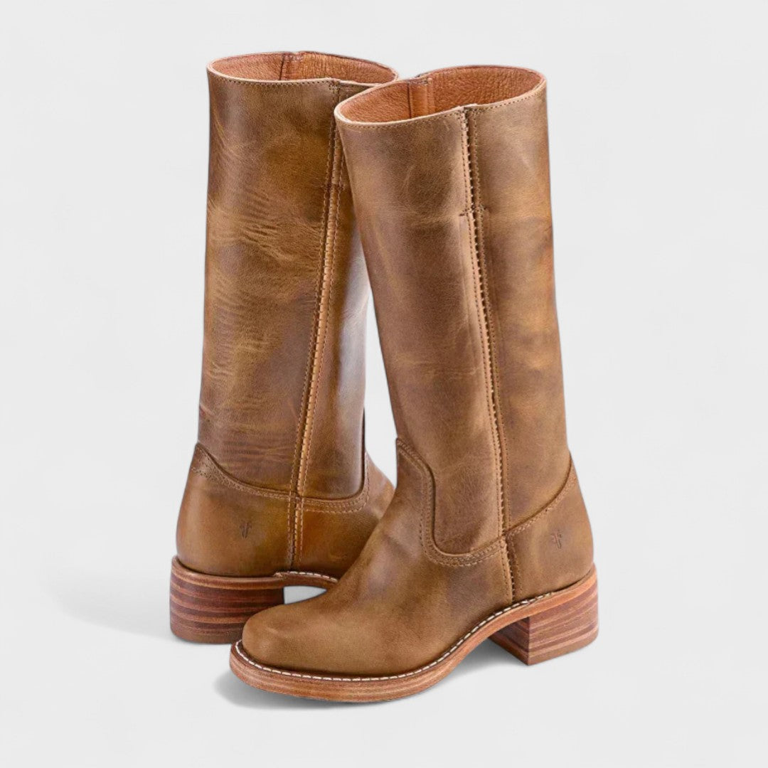 Women's Comfort Block-Heel Classic Knee-High Boots — Everyday