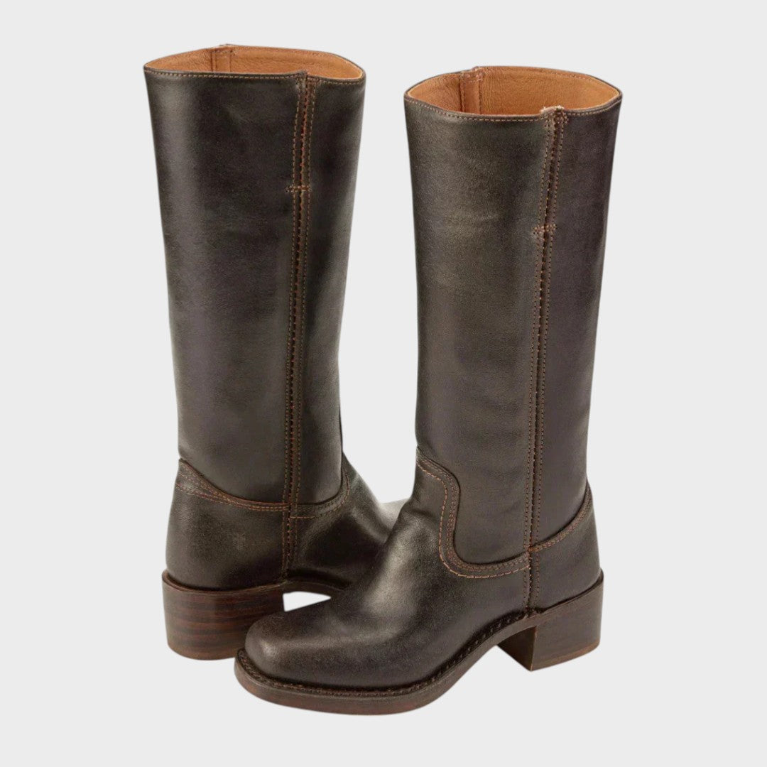 Women's Comfort Block-Heel Classic Knee-High Boots — Everyday
