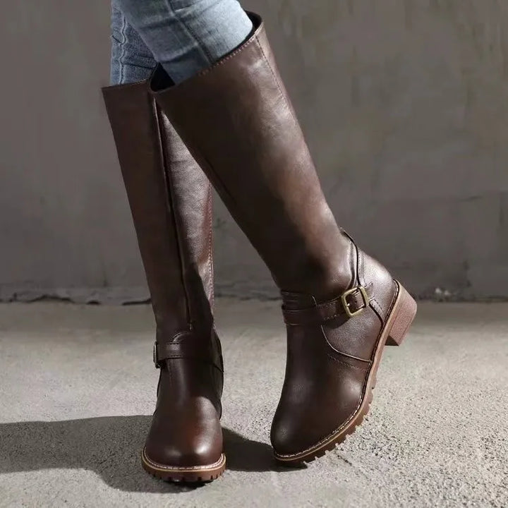 Women's Orthopedic Buckle-Strap Flat-Sole Ankle Boots — Everyday