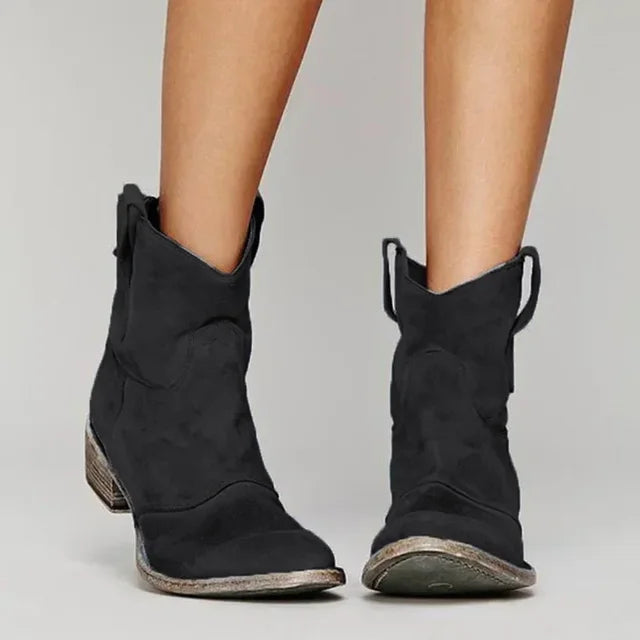 Women's Comfort Vintage Western Boots — Everyday