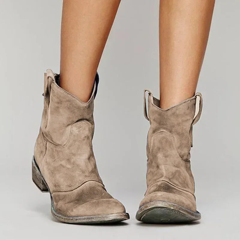 Women's Comfort Vintage Western Boots — Everyday