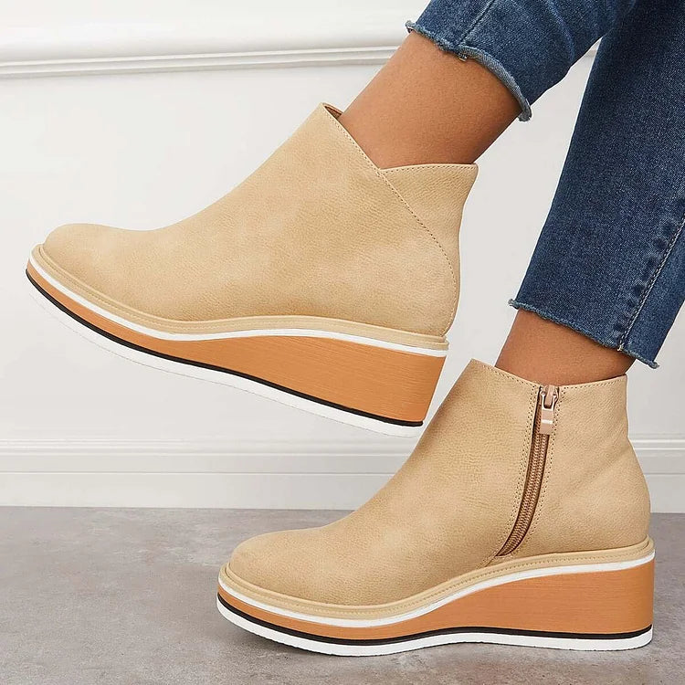 Women's Comfort Classic Elegant Ankle Boots — Winter