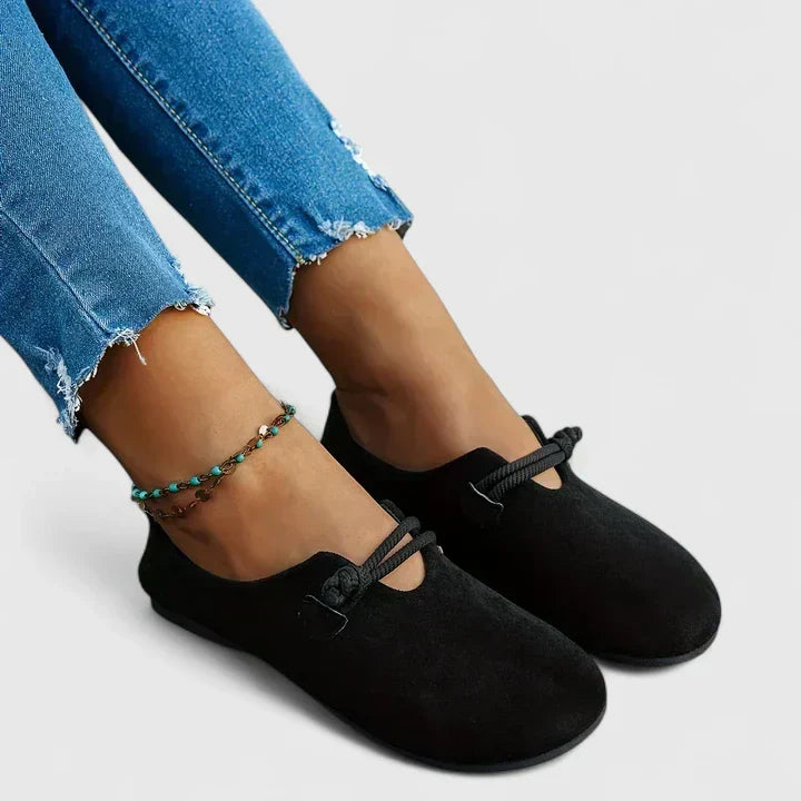 Women's Orthopedic Flat-Sole Loafers — Casual