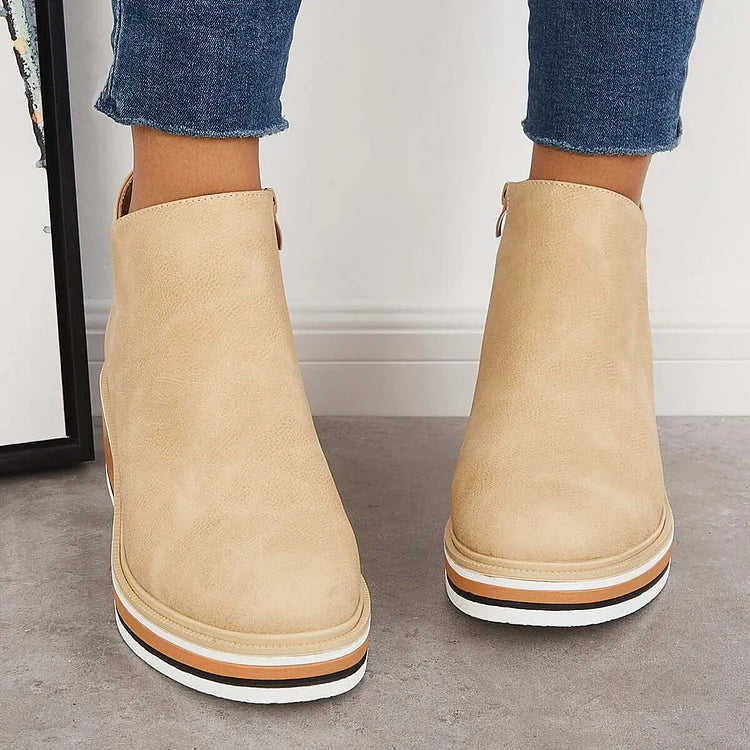 Women's Comfort Classic Elegant Ankle Boots — Winter