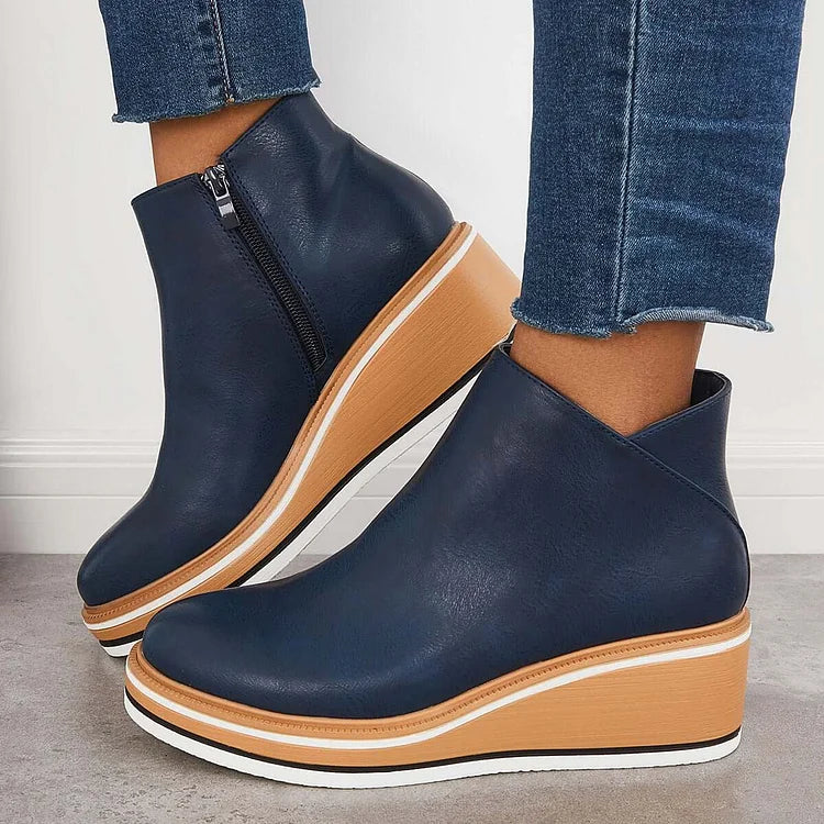 Women's Comfort Classic Elegant Ankle Boots — Winter
