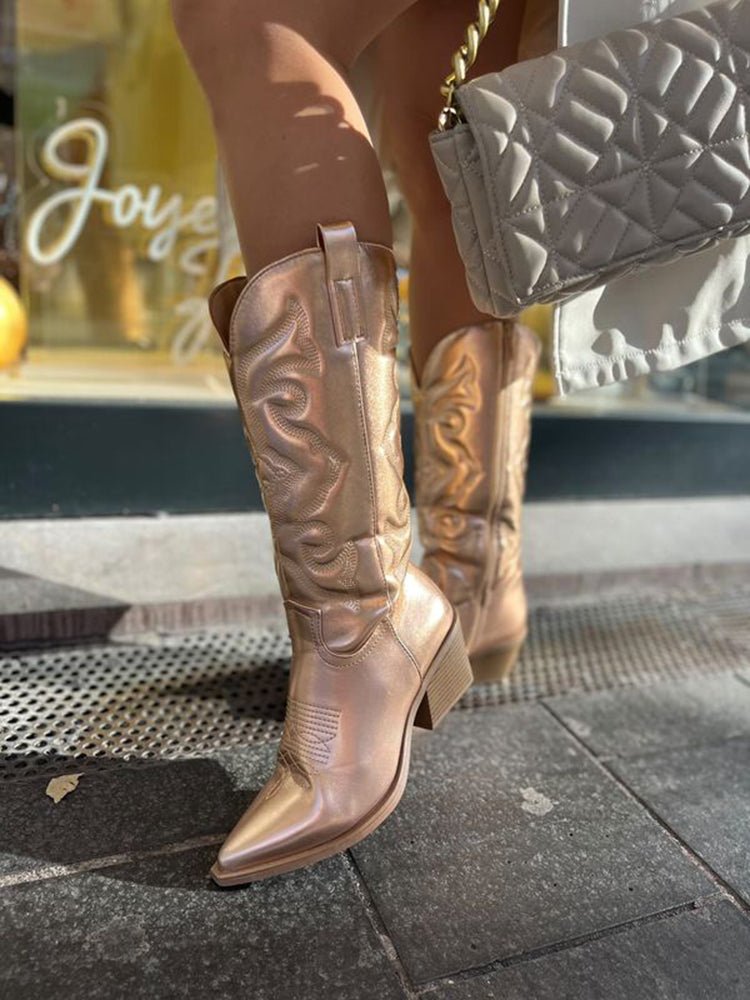 Women's Comfort Pointed-Toe Western Boots — Everyday