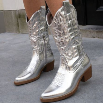 Women's Comfort Pointed-Toe Western Boots — Everyday