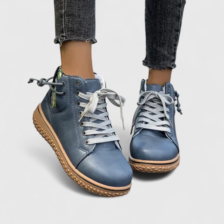 Women's Orthopedic Lace-Up Bohemian Ankle Boots — Winter