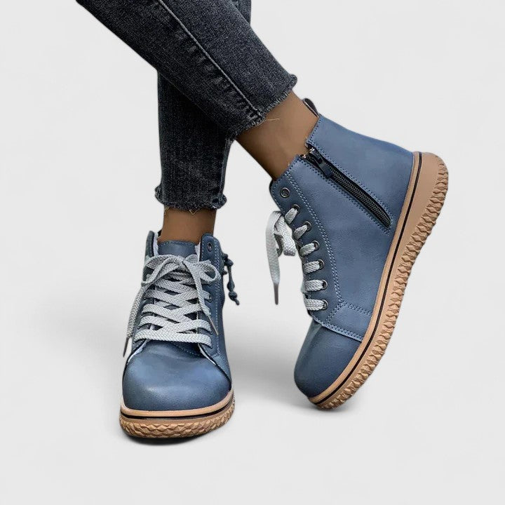Women's Orthopedic Lace-Up Bohemian Ankle Boots — Winter