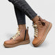 Women's Orthopedic Lace-Up Bohemian Ankle Boots — Winter