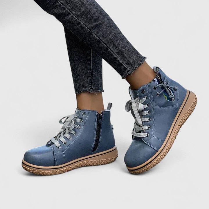 Women's Orthopedic Lace-Up Bohemian Ankle Boots — Winter