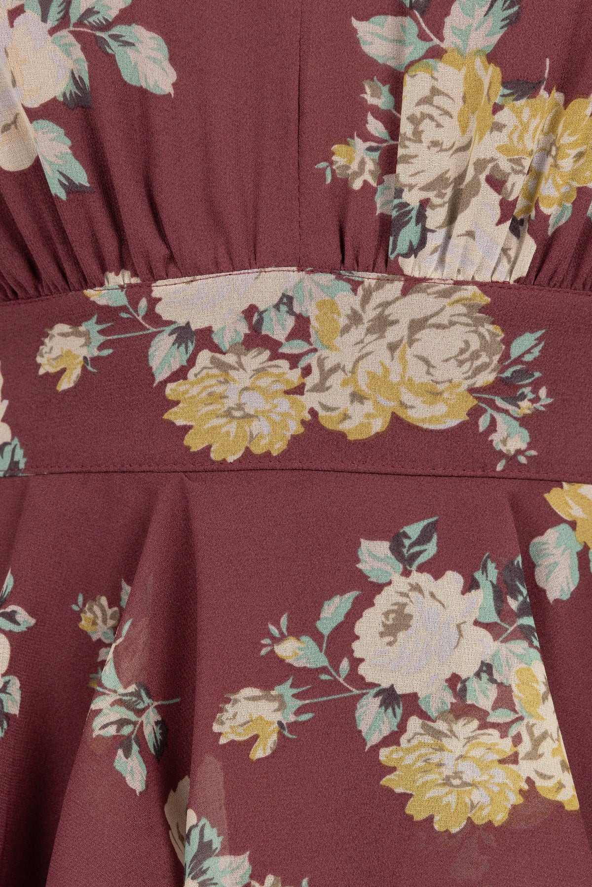 Women's purple floral halterneck maxi dress with tiered skirt
