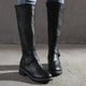 Women's Comfort Side-Zip Block-Heel Riding Boots — Winter