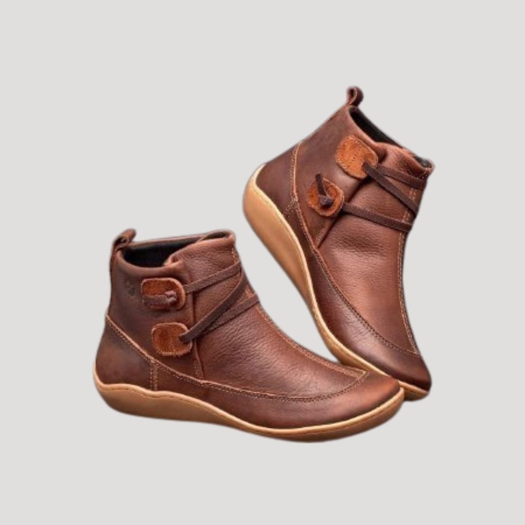 Women's Comfort Double-Strap Soft-Sole Ankle Boots — Casual
