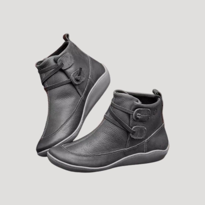 Women's Comfort Double-Strap Soft-Sole Ankle Boots — Casual