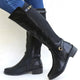 Women's Orthopedic Block-Heel Knee-High Boots — Casual