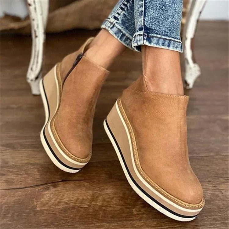 Women's Orthopedic Platform Ankle Boots — Winter