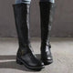 Women's Orthopedic Buckle-Strap Flat-Sole Knee-High Boots — Winter