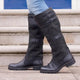 Women's Comfort Zip-Up Flat-Sole Knee-High Boots — Everyday