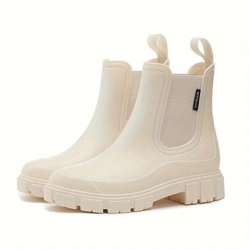 Women's Slip-On Platform Chelsea Boots — Winter