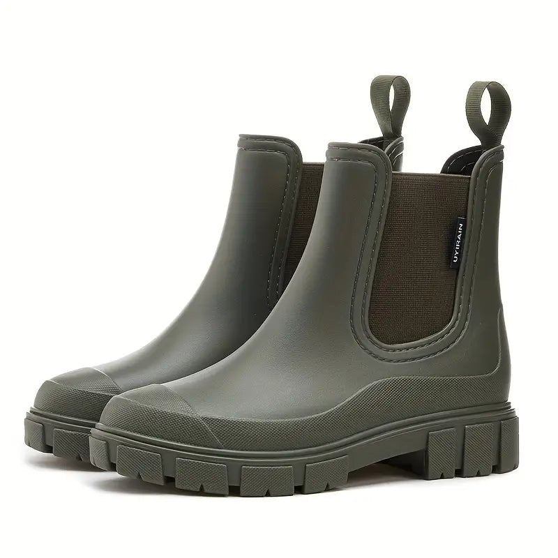 Women's Slip-On Platform Chelsea Boots — Winter