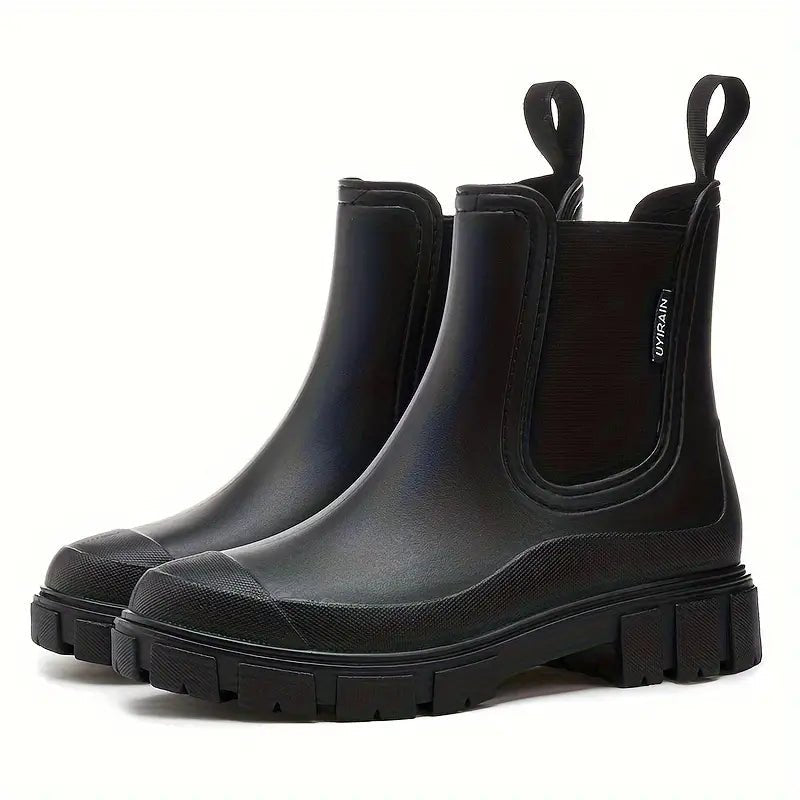 Women's Slip-On Platform Chelsea Boots — Winter